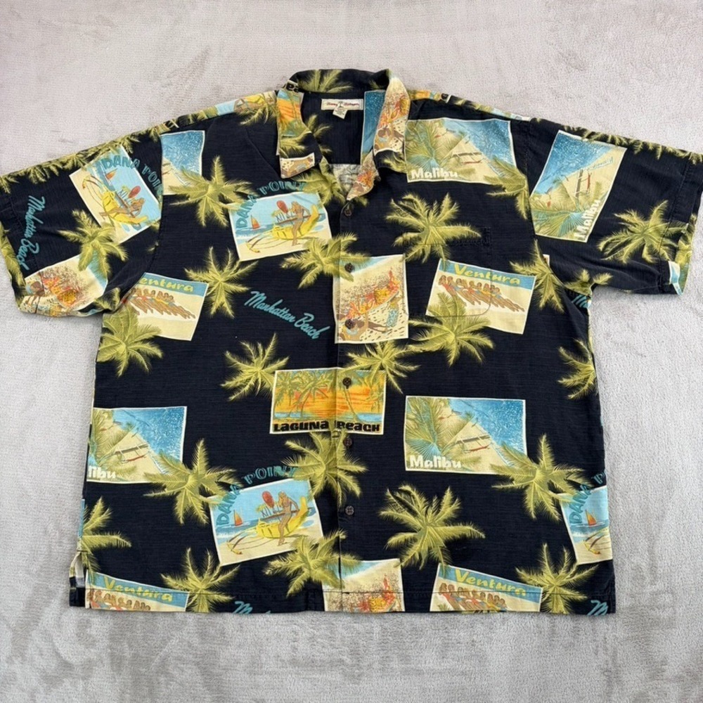 Tommy Bahama Laguna Beach Malibu Dana Point Ventura Beach Bikini Girls Shirt 2XL